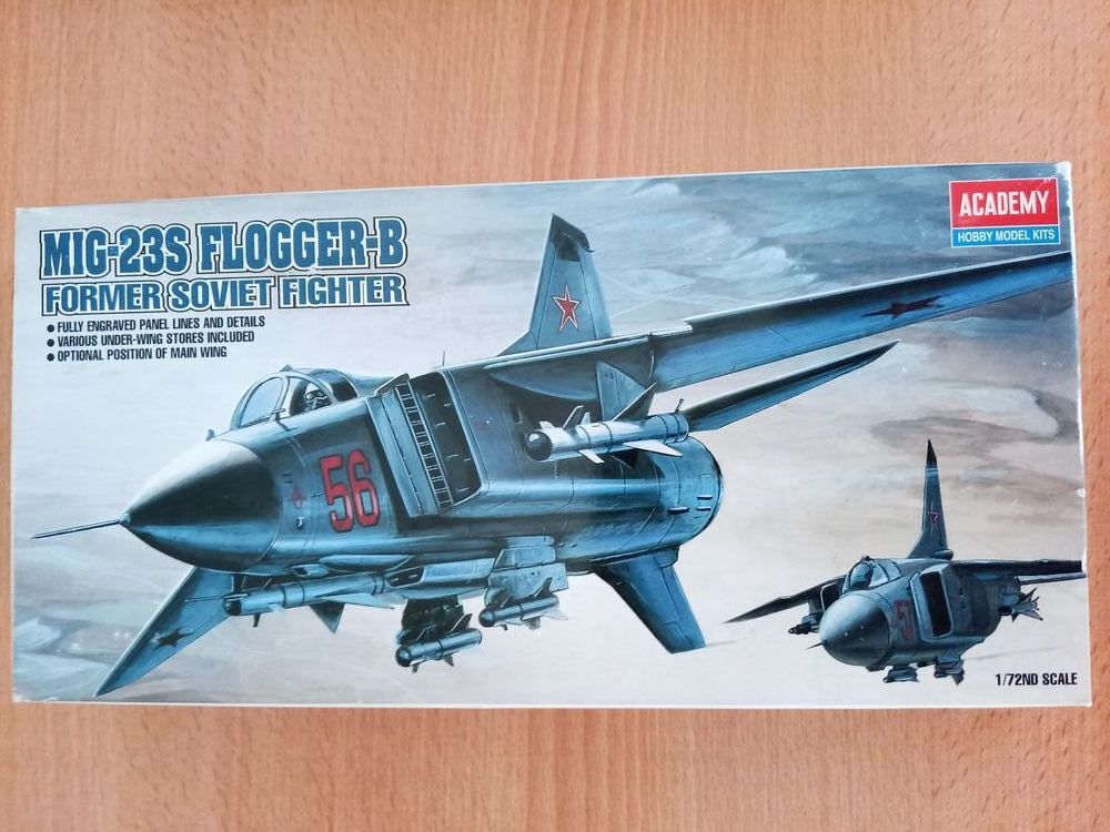 Academy 1:72 Kit. Mig 23S Flogger B Former Soviet Fighter Jeux / jouets