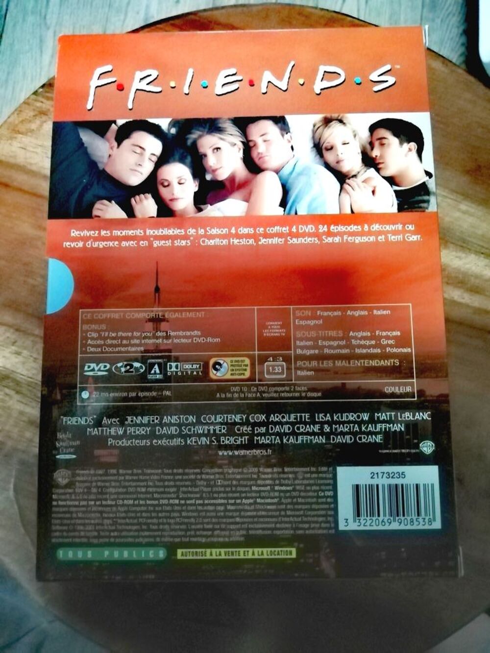 Friends Int&eacute;grale Saison 4 Comme Neuf Coffret 4 Dvd DVD et blu-ray