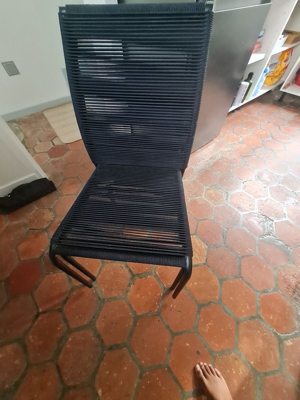 Chaise empilage noir Meubles