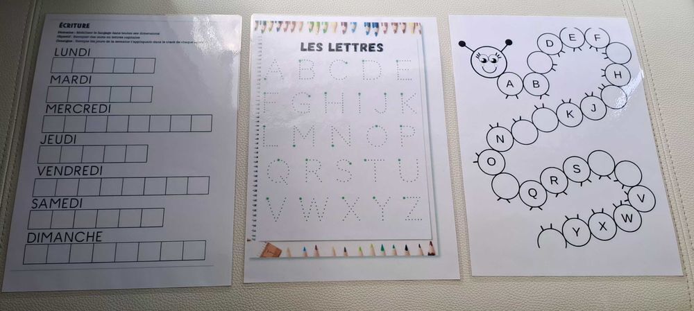 fiche d'apprentissage neuf Jeux / jouets