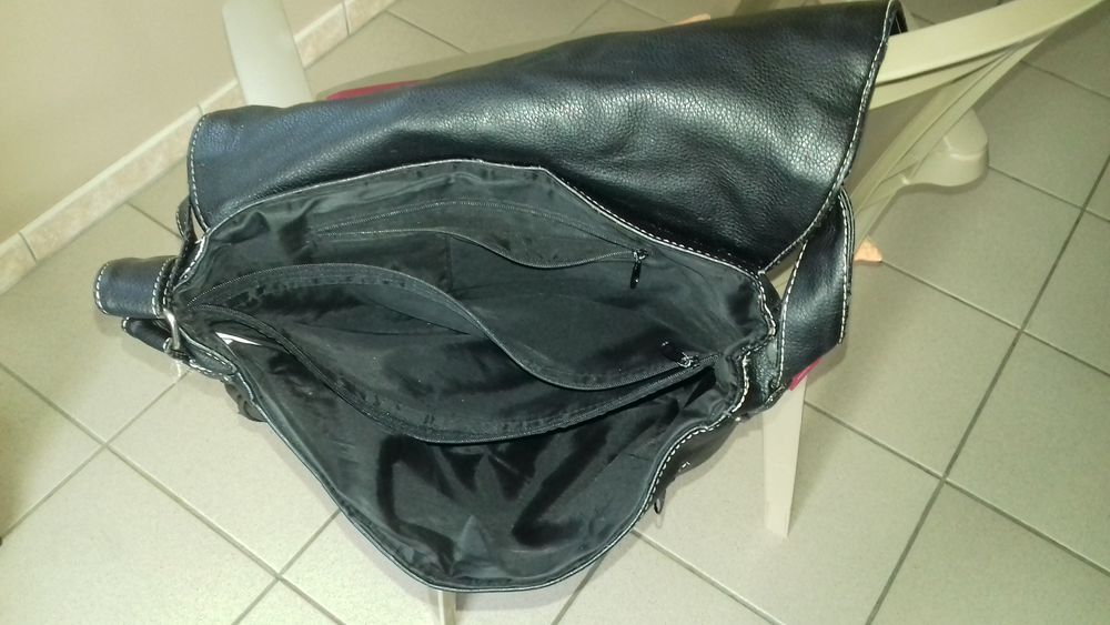 Grand sac noir Maroquinerie