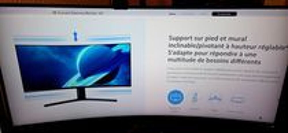 Ecran PC Xiaomi 34" incurv&eacute; - gamer 144Hz - 21/9 Matériel informatique