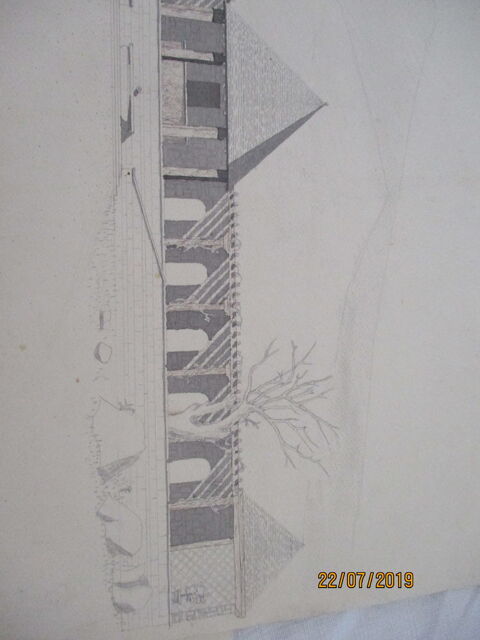 DESSINS D'ARCHITECTE B . BOUDOUIN 20 Poitiers (86)