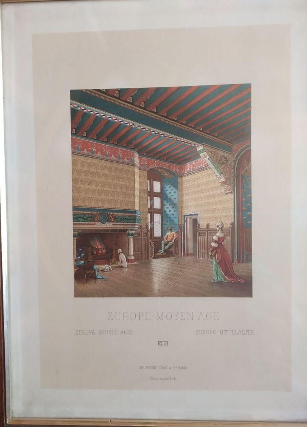 lithographie fin 19e 