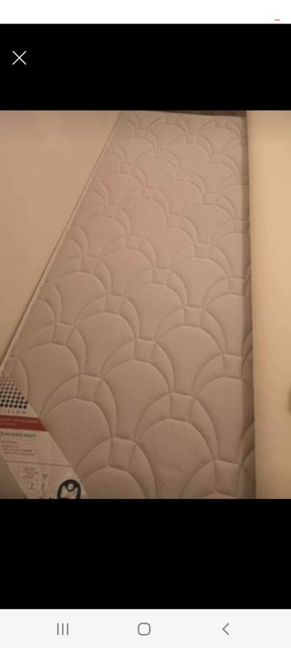 Ensemble sommier + matelas BULTEX + surmatelas 140x190 Meubles