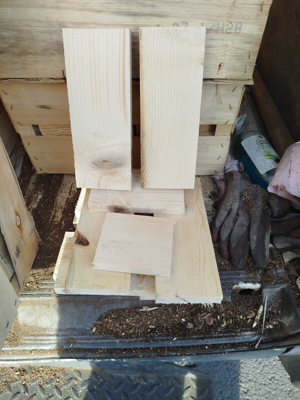 cagette de bois EPICEA hyper sec naturel donc non trait&eacute; Bricolage