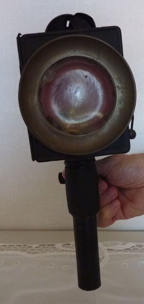 Ancienne lampe de cocher fiacre authentique 30 Orsay (91)