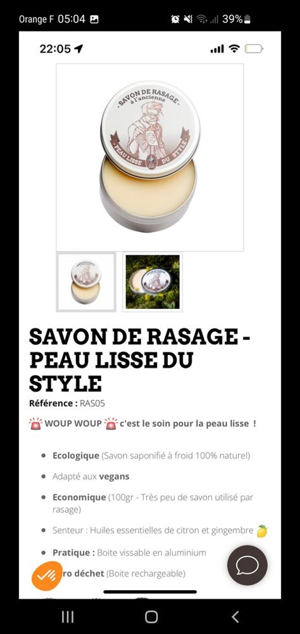 Kit de rasage professionnel 