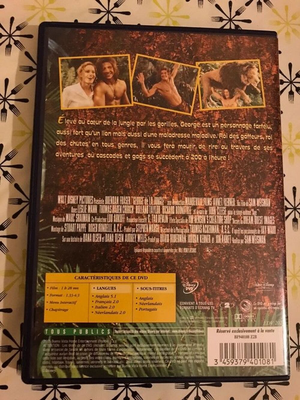 DVD George de la Jungle DVD et blu-ray