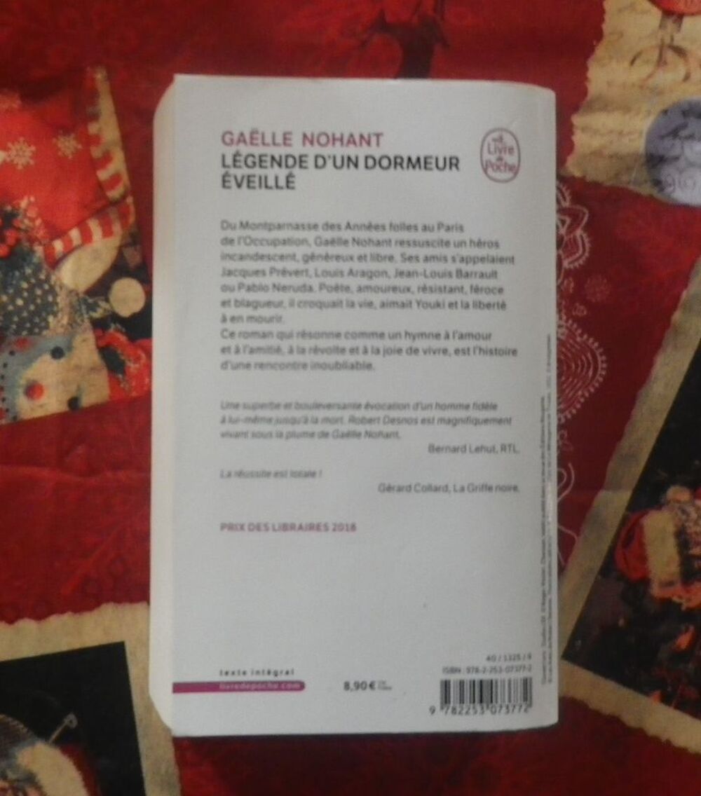 LEGENDE D'UN DORMEUR EVEILLE de Ga&euml;lle NOHANT Livre de Poche Livres et BD