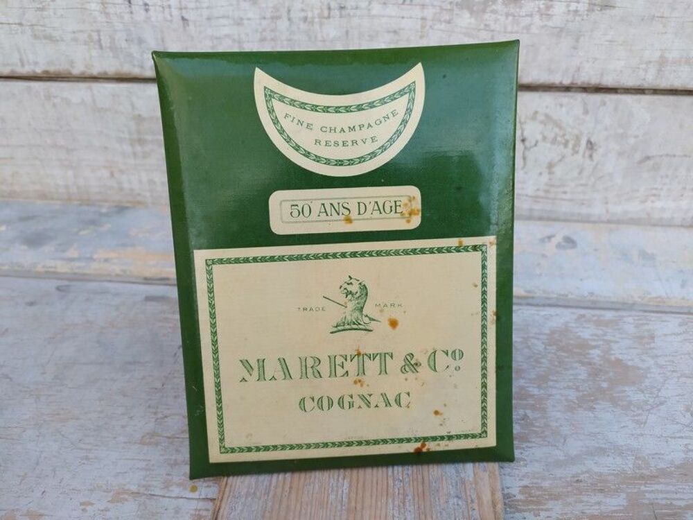 Glaco&iuml;de Publicitaire Cognac Marett &amp; Co Fine Champagne 
