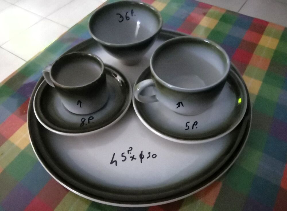 Ensemble vaisselle en c&eacute;ramique ensemble pour cr&ecirc;perie Cuisine