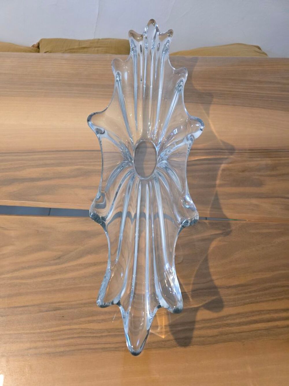 Grand plat de service en verre Décoration