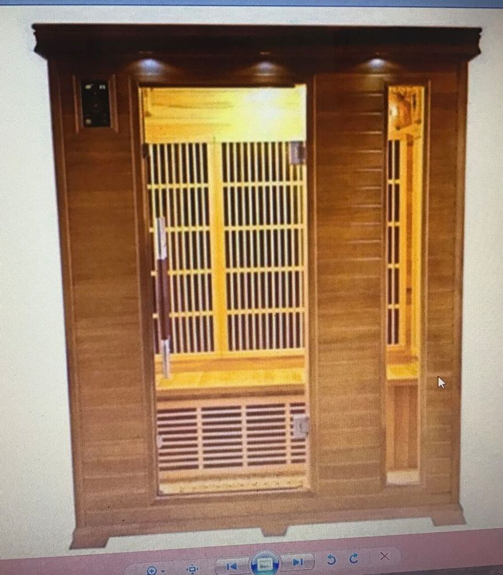 Sauna infra rouge 2/3 personnes de France Sauna radio C.D. Meubles