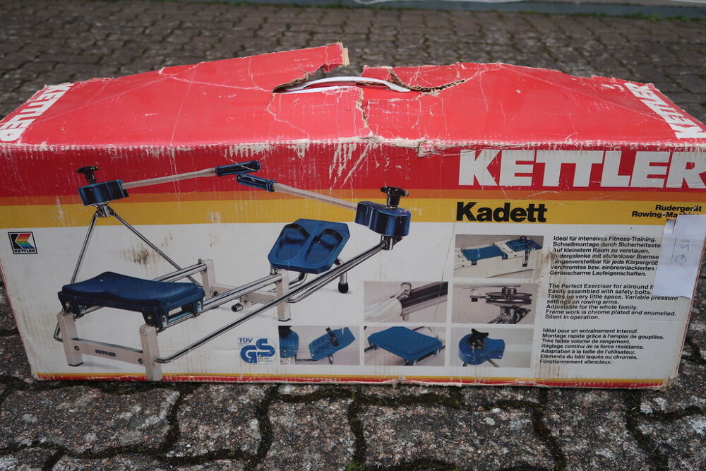 Rameur Kettler Kadett en Bo&icirc;te Originale Sports