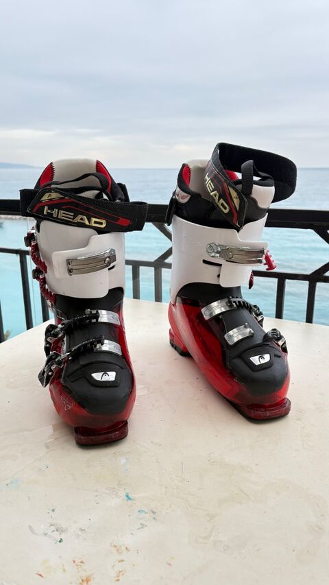 Chaussures de ski HEAD rouge et noir Roquebrune-Cap-Martin (06)