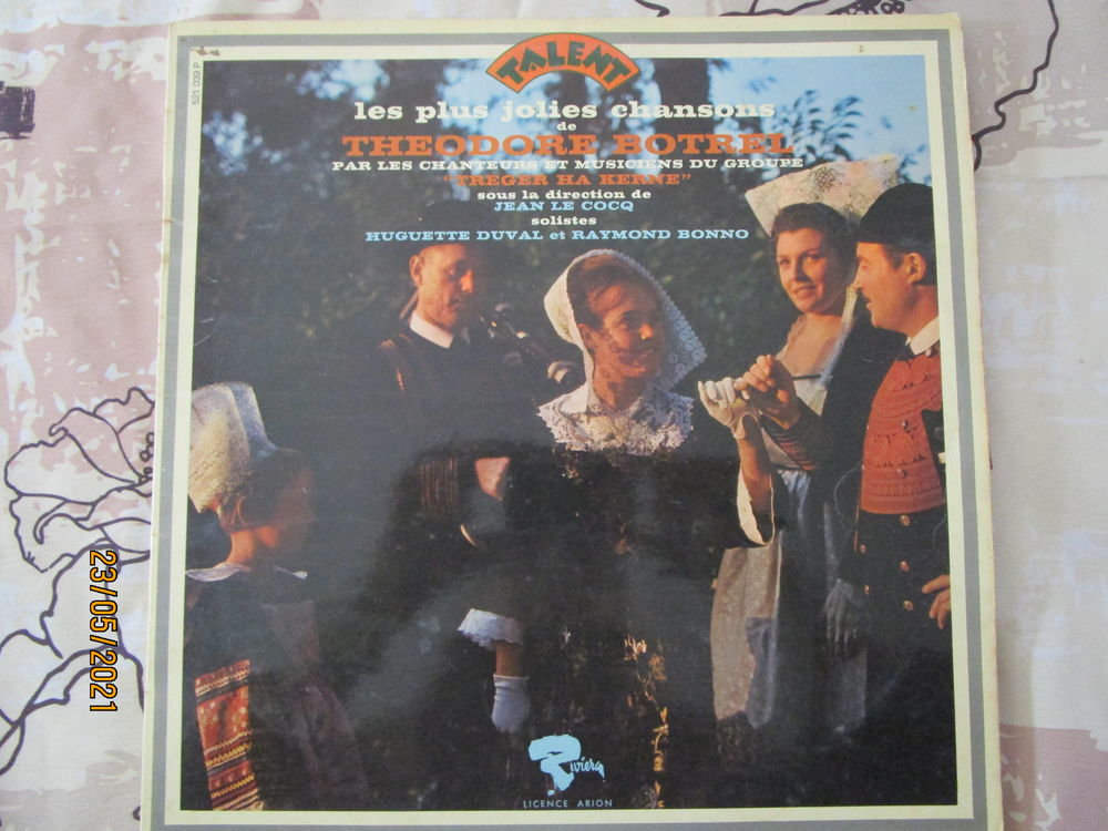 lot de disques vinyles des chants et danses de Bretagne CD et vinyles