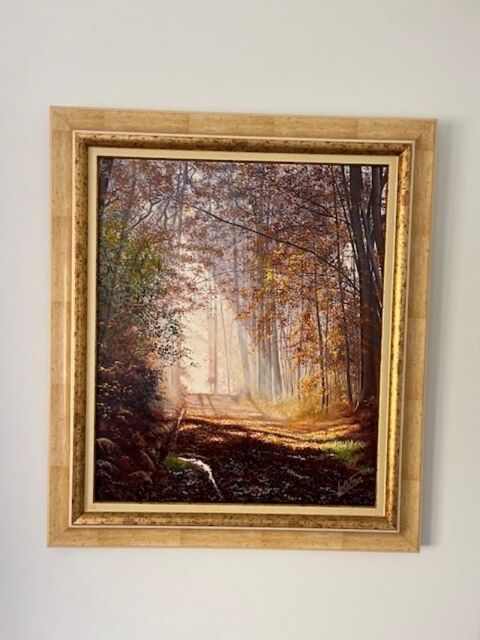 Très belle huile sur toile encadrée de format 12 P 450 Yvetot (76)
