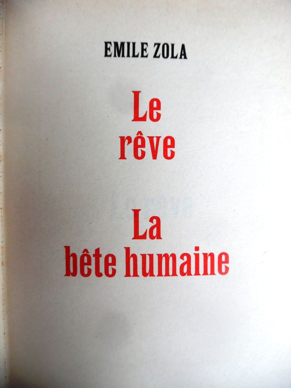 Emile Zola Les Rougon-Macquart : Le r&ecirc;ve et la b&ecirc;te humaine Livres et BD