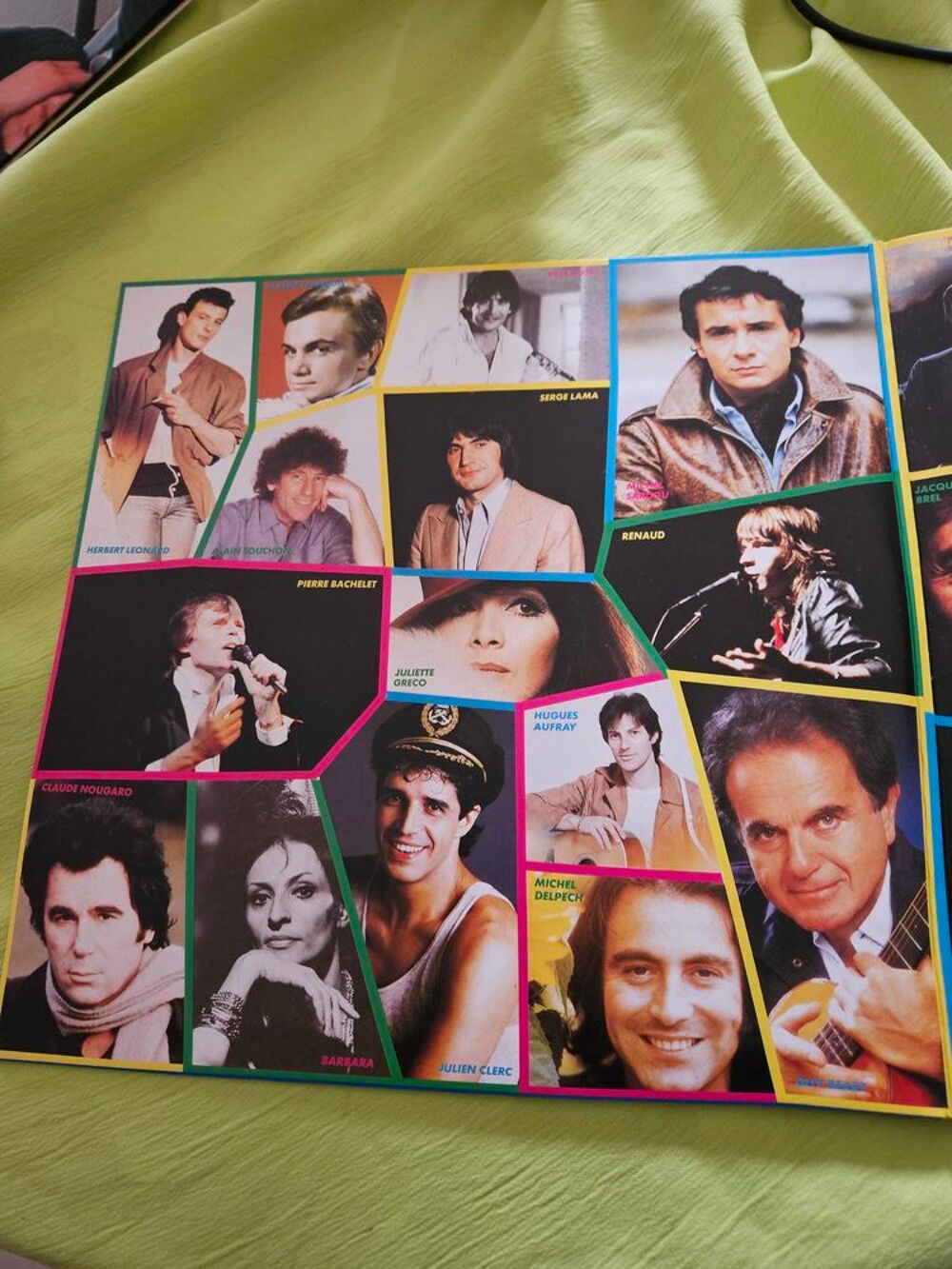 2 vinyles chansons francaises CD et vinyles
