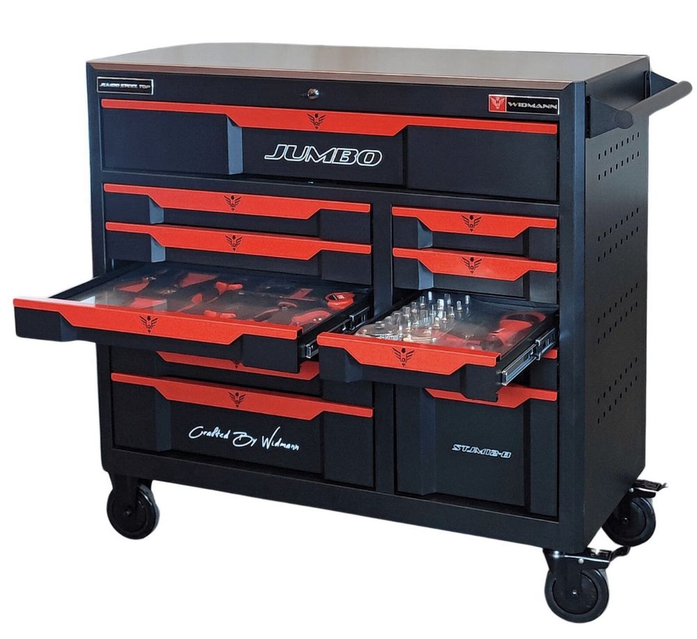   Servante à outils complète 12 tiroirs 274 pièces Widmann 