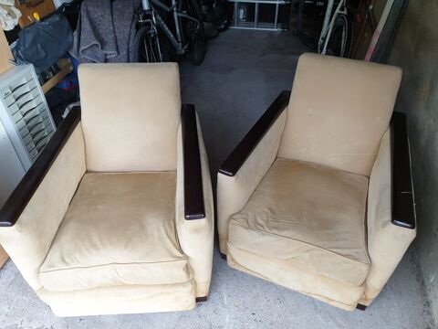 Deux beaux fauteuils anne 30 dans leur jus 90 La Celle-Saint-Cloud (78)
