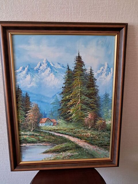 Joli tableau peinture sur toile 35 Creil (60)