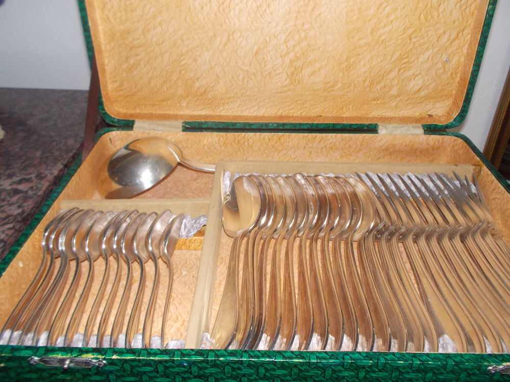 M&eacute;nag&egrave;re 37 pi&egrave;ces M&eacute;tal Argent&eacute; Cuisine