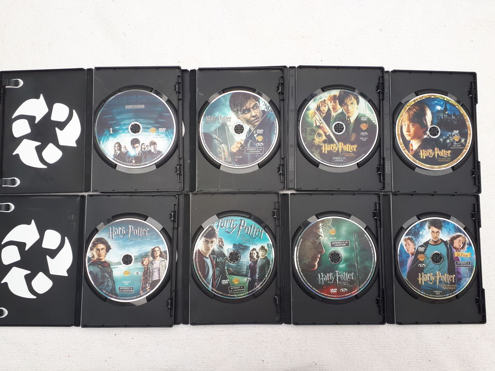 Coffret DVD L'int&eacute;grale Harry Potter DVD et blu-ray