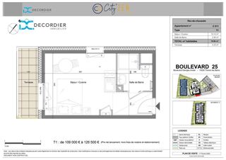  Appartement � vendre 1 pi�ce 19 m�