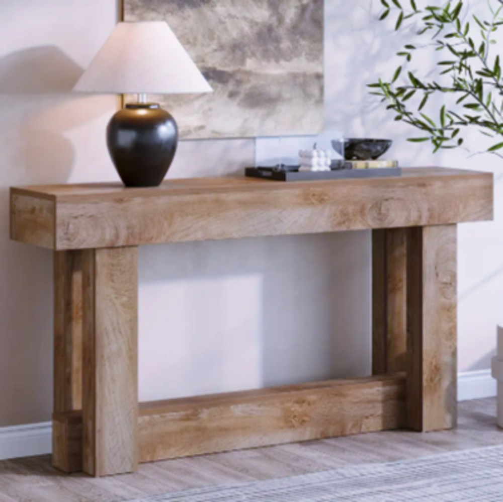 Console en bois massif ? design &eacute;pur&eacute; &amp; &eacute;l&eacute;gance naturelle Meubles
