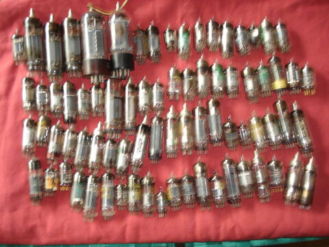 Lot 77 LAMPE TUBE RADIO TSF AMPLI .non Tester 80 Fontenay-le-Fleury (78)