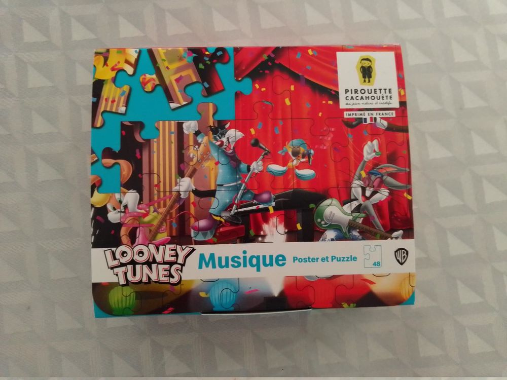 Poster et puzzle Looney Tunes Pirouette cacaou&egrave;te Jeux / jouets