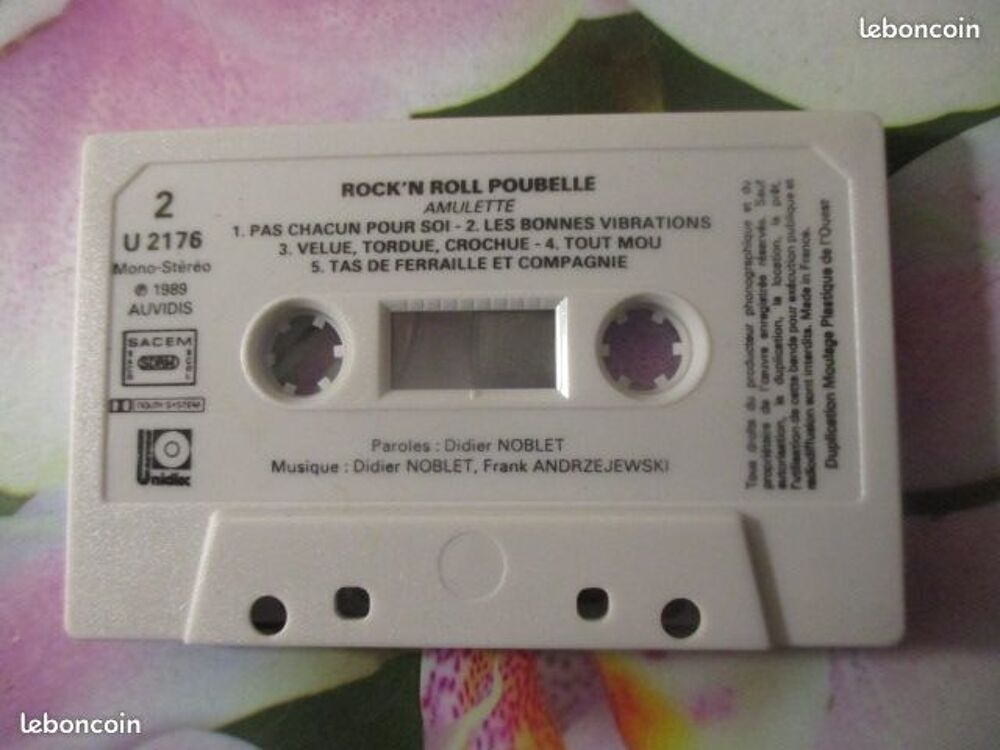 Cassette audio Rock 'n Roll Poubelle CD et vinyles