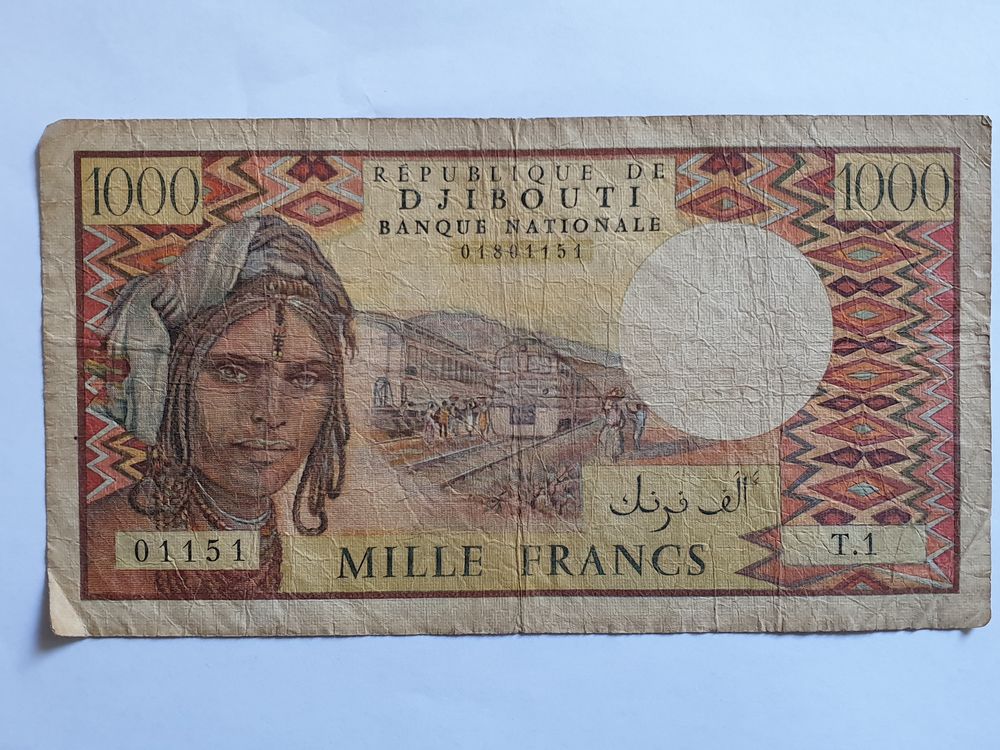 Billet 1000 francs sans l'ann&eacute;e 