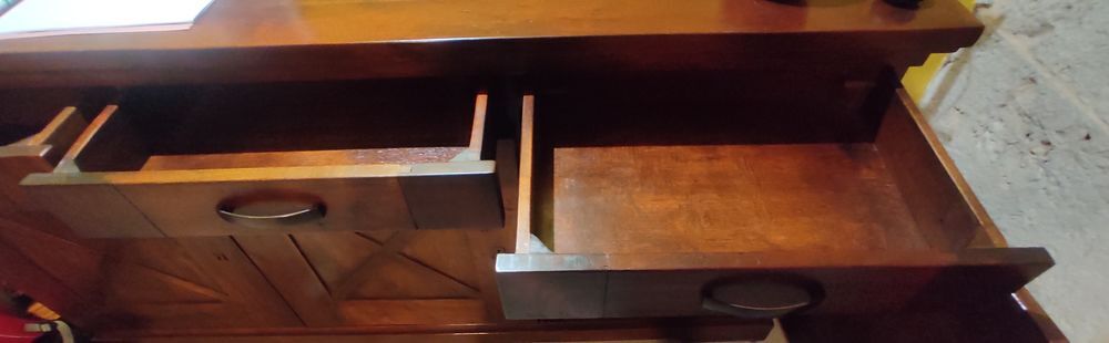 Ensemble meuble et table en merisier Meubles