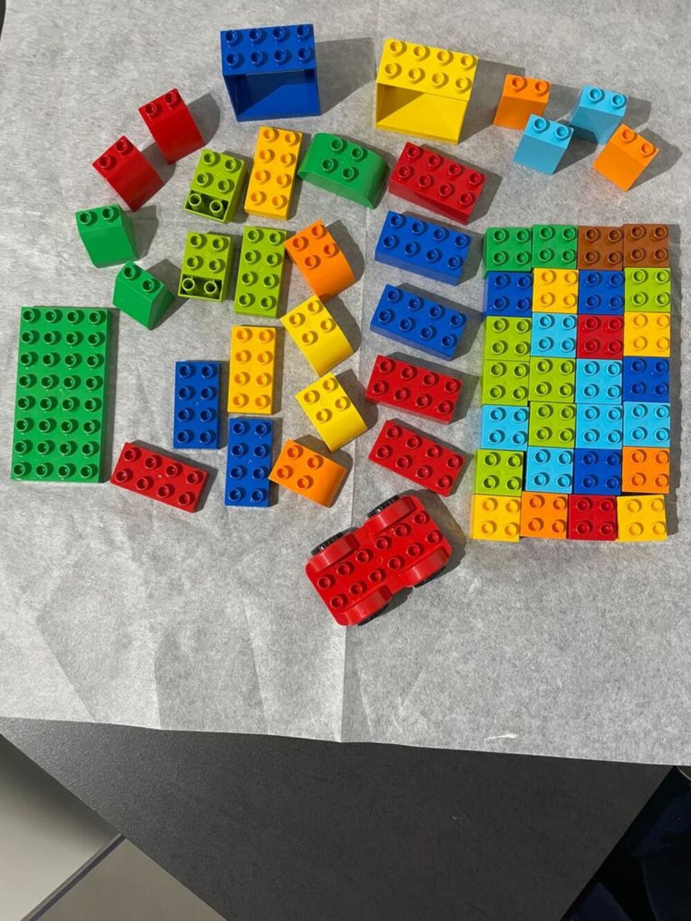 Ensemble de 58 blocs de construction, enfant 2&egrave; &acirc;ge
Jeux / jouets