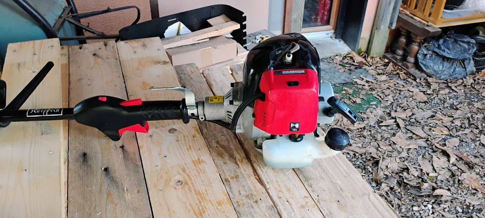 ma d&eacute;broussailleuse Scheppach Jardin