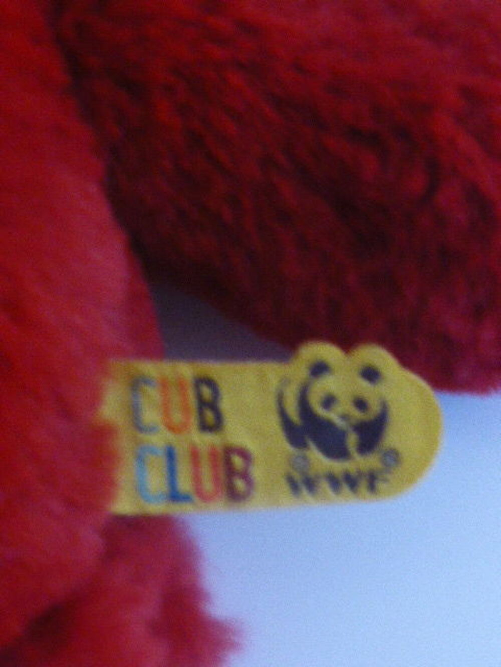 WWF CUB CLUB Peluche Rira Le Rhino Rouge Jeux / jouets