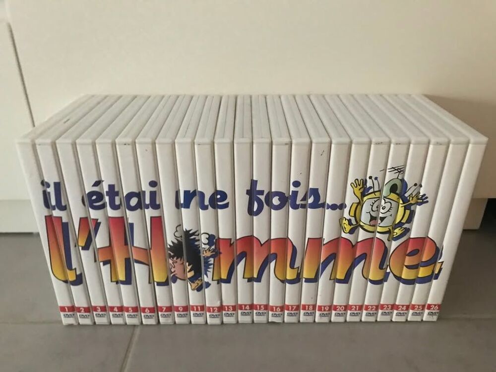 Collection DVD compl&egrave;tes "Il &eacute;tait une fois l'homme"+ livres DVD et blu-ray
