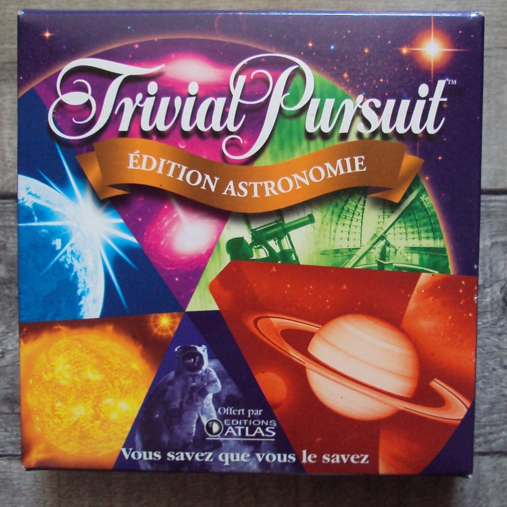 Jeu Trivial Pursuit Editions Astronomie ? format voyage Jeux / jouets