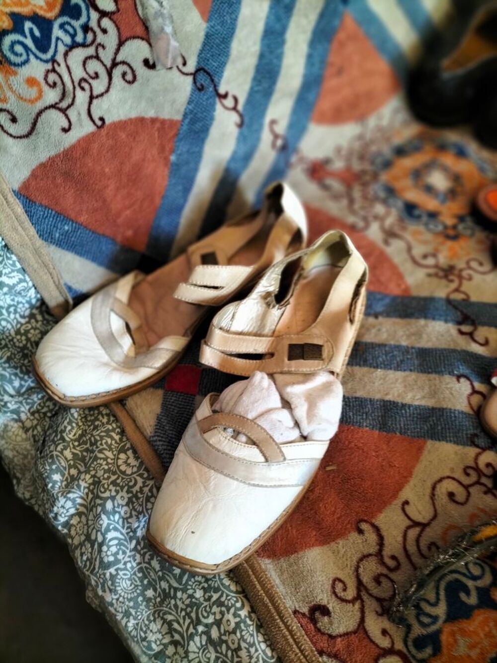Ballerine babies cuir rieker pointure 41 tr&egrave;s bon &eacute;tat Chaussures