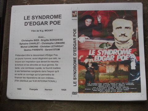 Film :   Le syndrome d'Edgar Poe   40 Saint-Médard-en-Jalles (33)