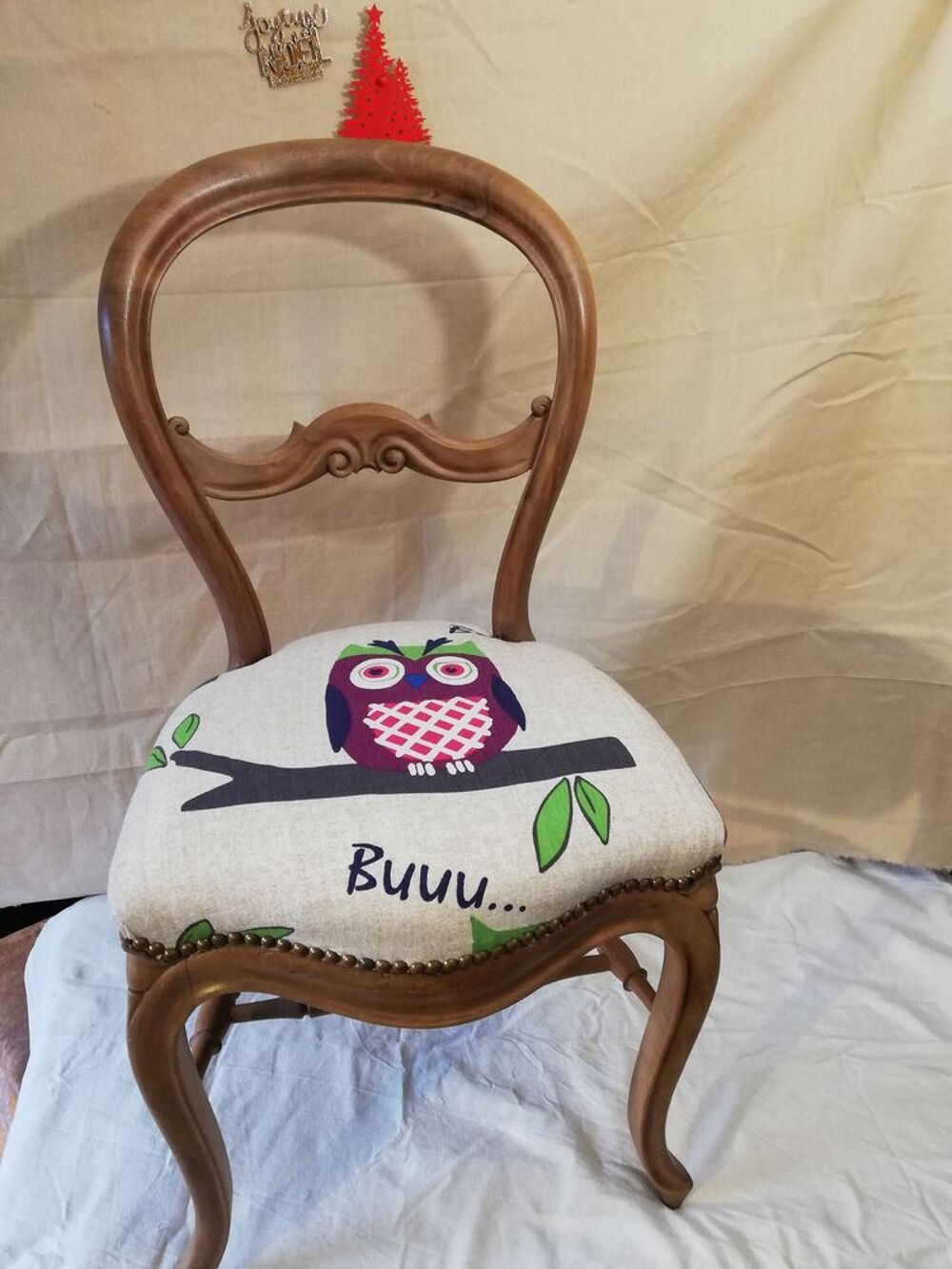 lot de 2 chaises de style Louis -Philippe relook&eacute;es Meubles