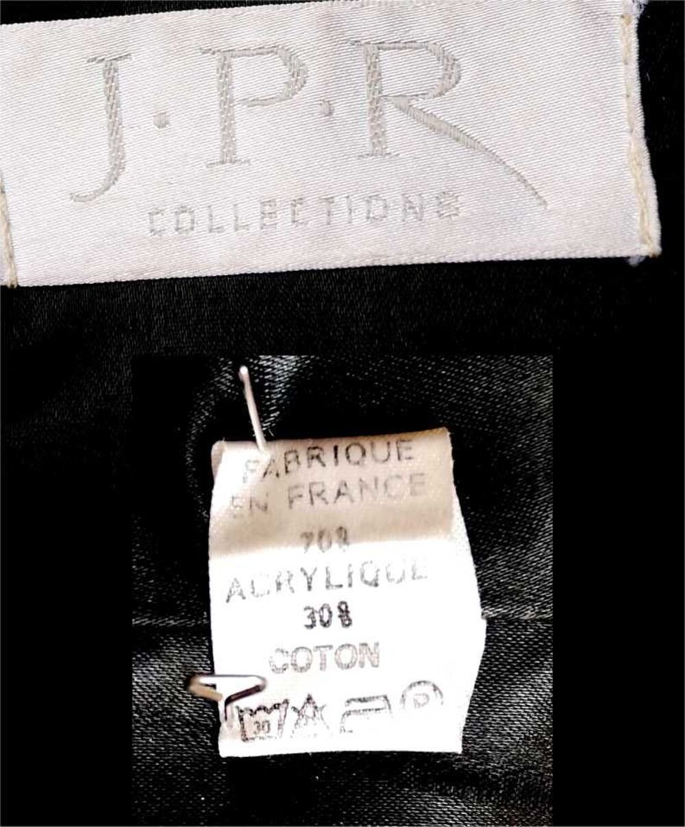 manteau noir imitation fourrure Vêtements