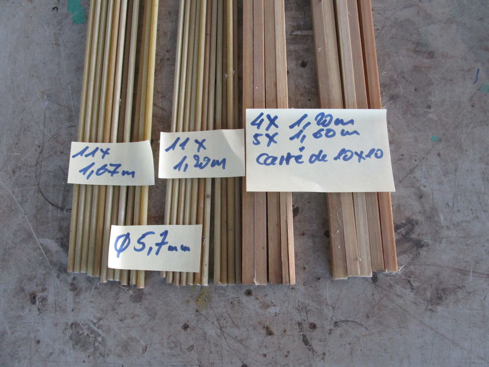 Joncs glass fibers fibres verre Jardin