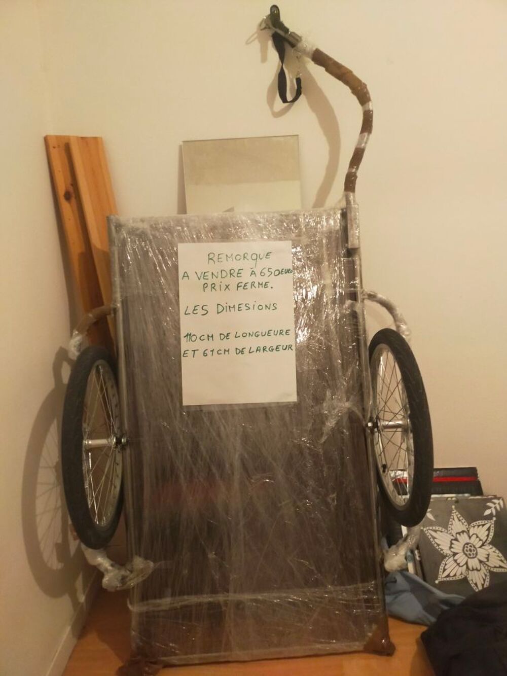 remorque a v&eacute;lo Vélos