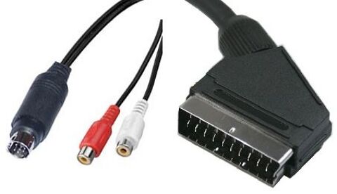 cable peritel vers 2 RCA + S video 5 Beauchamp (95)