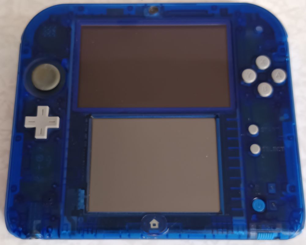 Console NINTENDO 2DS Bleu Transparent Consoles et jeux vidéos
