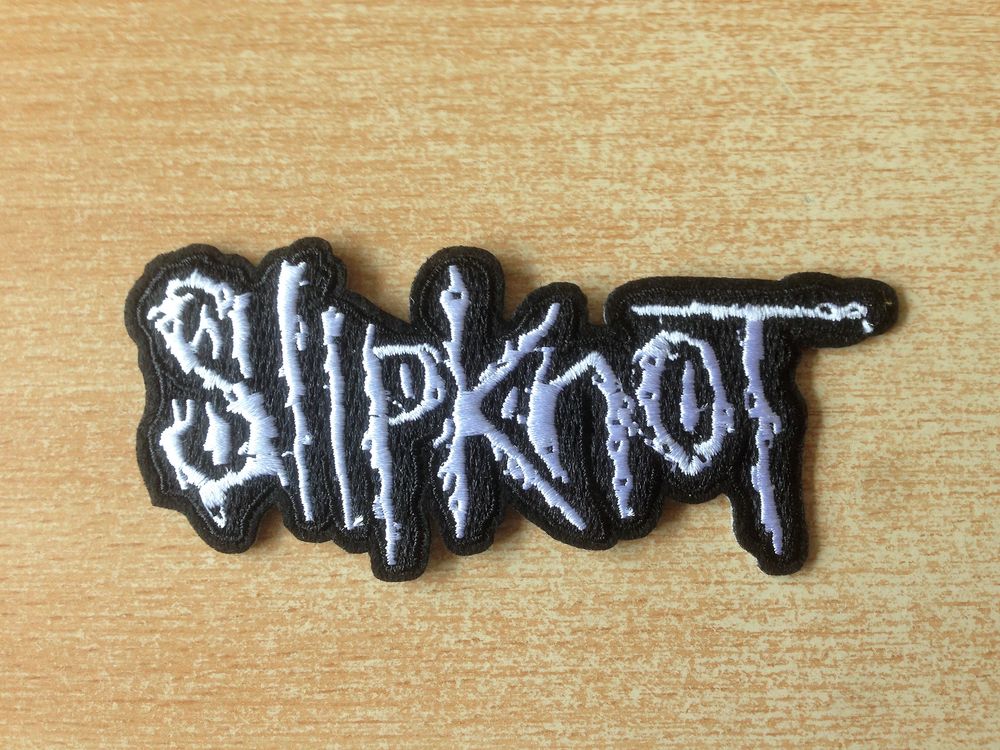 &eacute;cusson brod&eacute; logo slipknot 10,5x4 cm thermocollant 